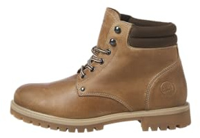 JACK & JONES Jfwstanton - Botines con cordones para hombre, marrón, 43 EU