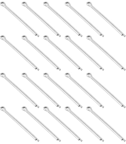 sourcing map Splinte aus verzinktem Karbonstahl, 5 mm x 75 mm, Splinte, Splinte, Splinte, Splinte, für Haushaltsgeräte, Sportgeräte, Automechaniker-Reparatur, 50 Stück