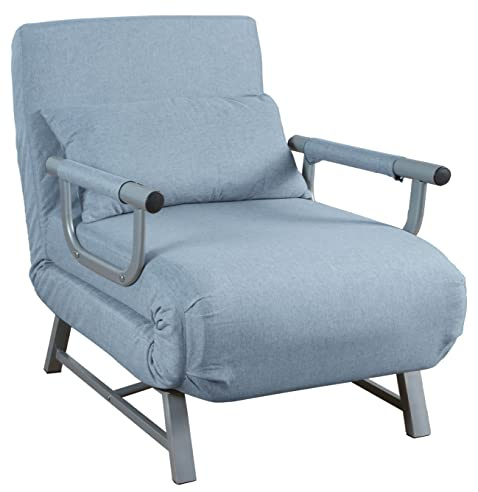 VCM Schlafsessel | Polyester-Stoff | Maße ca. ca. H. 95 x B. 64 x T. 78 cm | Sessel mit Schlaffunktion | Schlafsessel - Kolino