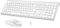 cimetech Tastatur Maus Set Kabellos, Ultra-Dünne Wiederaufladbare Kabellose Tastatur und Maus Ergonomisch Funktastatur QWERTZ Layout, Ultra SlimThin für Computer/Desktop/PC/Laptop/Windows (Silber)
