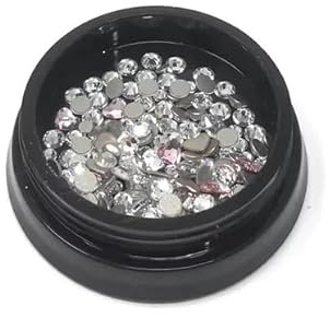 LaserGlow Premium Tooth Gems – 20 Count 1.8mm Clear Crystal Dental Jewelry – Shiny Tooth Crystals with Brilliant Reflection, Easy Application & Long-Lasting Hold