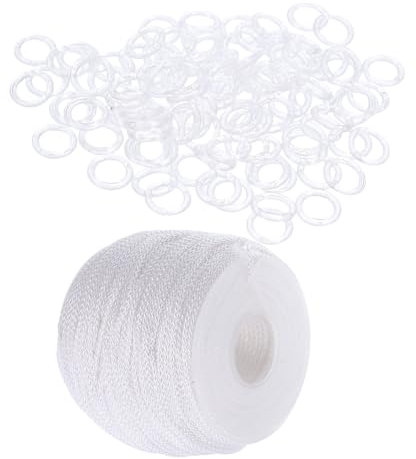 Cabilock Roman Blind Accessories Curtain Rope Blind Hanging Wire Roman Shade Repair Pp Cotton Easy Installation