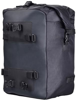 Generisch Motorrad-Satteltaschen | wasserdichte -Hecktasche Herren - 10L / 20L / 30L -Sitztasche Hecktasche Mit Großer Kapazität, Abnehmbare Doppellagige Rücksitztasche, Dirt Bike Zubehör