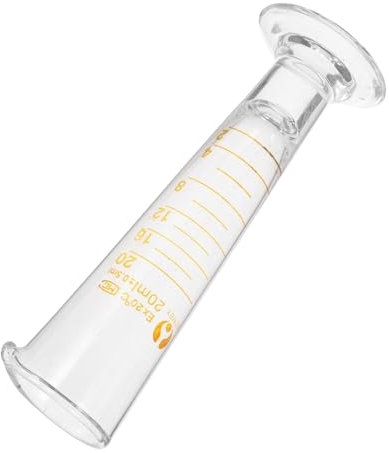 OUNONA Portable Glass Measuring Cup Laboratory Beaker Spout Lab Equipment Acid Base Resistant for Kitchen Use