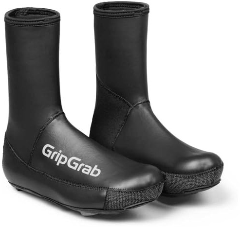 GripGrab PACR Couvre-Chaussures d'hiver pour vélo de Course - Imperméables - Chaudes - sans Fermeture éclair - Thermique - en néoprène