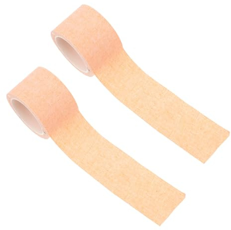 Healvian 2Pcs Skin-Colored Winter Hand and Foot Crack Prevention Tape Breathable Anti-Cracked Adhesive Plaster for Dry Skin Tear-Resistant Soft Fabric Patch for Hand and Foot Care Easy