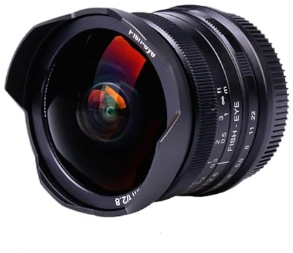 Kompatibel mit Sony E Mount 7,5 mm F2.8 APS-C 190° Fisheye-Objektiv mit manuellem Fokus(XF)