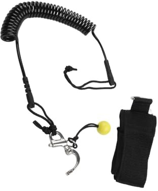 Gettimore Surf SUP Paddle Board Leash 3000mm x 5mm Elastic Ankle Strap for Longboards with Quick-Release Buckle Compatible with Stand Up Paddleboards