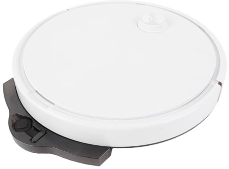 SALALIS 2800Pa Robot Inteligente Aspirador y Trapeador Combo para Pisos Duros Alfombras Control Remoto Barredora Anti Caída Diseño 1.3 en 1 para el Hogar 12.6x12.6x2.4in ABS