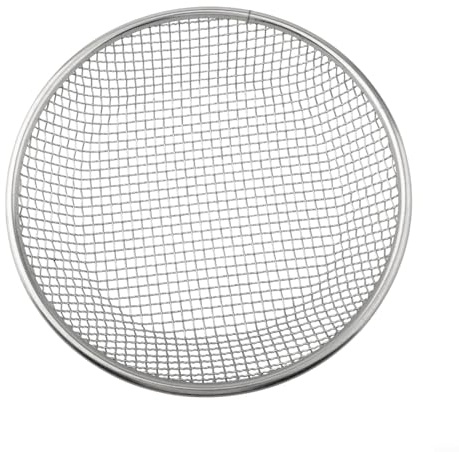 Besttoolifes Tamiz de tierra de jardinería para cubos de 5 galones, pantalla de malla de 2 mm/6 mm/10 mm, tamiz de alambre de hierro galvanizado resistente para arena, rocas, tierra y abono (2 mm)