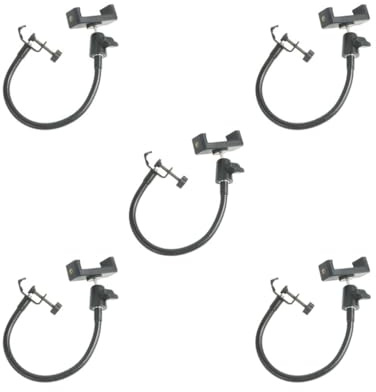 5 set of Bracket Hose with Clamp for Radio Broadcasting Studio Live Broadcast Singing A