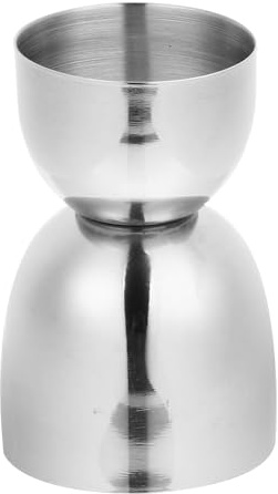 Angoily Jigger de Acero Inoxidable para Cócteles Doble Cabezal 50/25 Ml Vaso Medidor de Barra Boca Ancha y Marcas Visibles, Herramienta Profesional para Bar en Hogar y Restaurantes
