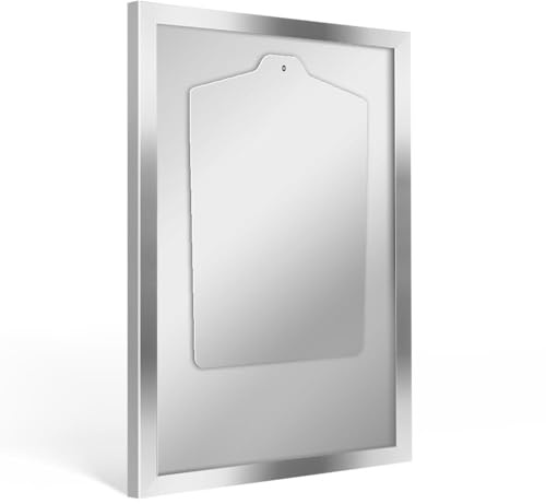 Bildershop-24 Trikotrahmen RahmBig für Kinder Silber glanz 60x90cm inklusive Einleger in Silber