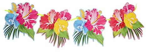 Folat Party Girlande Hawaii Tropische Blume 6 m