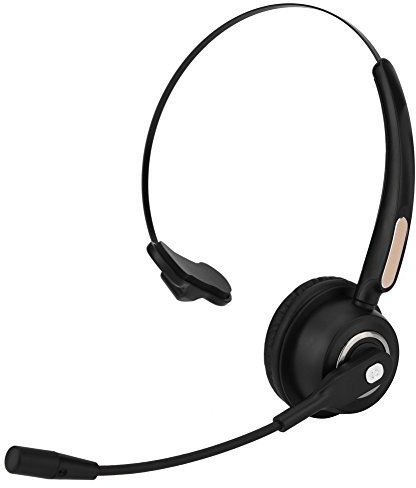 Vbestlife Auriculares Bluetooth Call Center, 12 Horas Auriculares Bluetooth Call Center para computadora/teléfono/Caja de Escritorio/cancelación de Ruido/sin caída