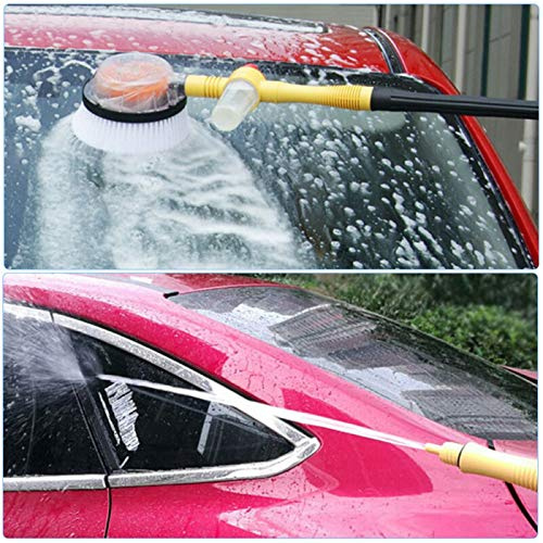 TOTMOX Auto-rotierende Autowaschbürste Autowasch-Reinigungsset, tragbare Auto-Scheuerbürste für den Haushalt Autowaschbürste