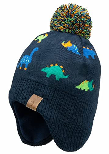 Foruhoo Jungen Wintermütze Beanie Hut, Mädchen Strickmütze Mütze mit Bommel…