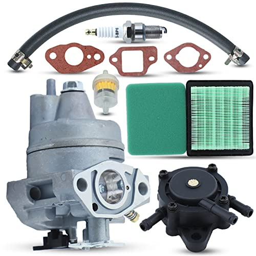 Haishine EA175V EA190V Carburateur Laveuse à Pression pour Subaru Robin EV190A pour Honda XR2750 Troy-Bilt TB130 020344 pour Husqvarna HU700F Tondeuse à Gazon avec Bougie d'Allumage Filtre à Air etc.