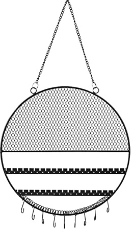 Cintre mural pour boucles d'oreilles | Présentoir à colliers avec grille