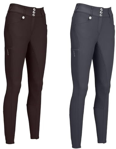 Damen Vollbesatz Reithose NEW CANDELA Softshell GRIP Sportswear Herbst/Winter 2023/2024