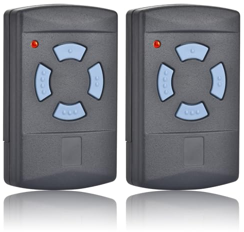 868,3 MHz Garagentoröffner, Garagentor Fernbedienung Kompatibel mit Hörmann HSM4 HSE2 HS1 HS4 HSZ1 HSZ2, Handsender 2 Stück