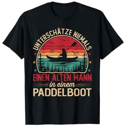 Kanu Kajak Paddelboot Kanadier Kajakfahrer Kanufahrer T-Shirt