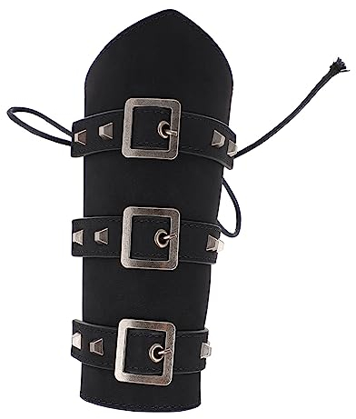 LIFKOME Kreatives Punk-Stil Armband Aus Kunstleder Einzigartiges Riding Wristband Für Rollenspiele Kostümpartys Und Outdoor-aktivitäten