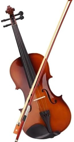 Geige 4/4 3/4 1/2 1/4 1/8 Größe Geige Violine Akustische Violine Geige W/Etui Bogen Vintage Farbe Ganzes Set Für Anfänger(1-4 Size)