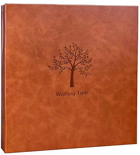 Álbum de Fotos, Álbum de Fotos Horizontal con Capacidad para 1008 Fotos, Álbum de Fotos Familiares con página Interior Negra, Bolsillos de Gran Capacidad, 3,5 x 5 (Color: Marrón, Tamaño: 1