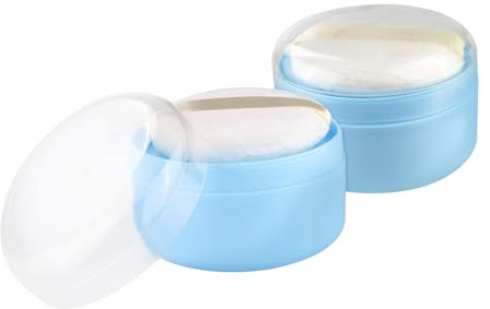 VICASKY After-bath-puff-set – 2er-pack Für Kinder Und Erwachsene Ideal Für Und Unterwegs Mit Sieb