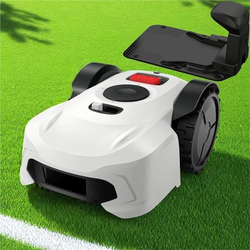 Robot Lawn Mower - Automatic Robotic Grass Cutter with APP Control, Intelligent Path Planning, Low Noise, Charging Station, for Gardens Up to 1500㎡ Lawn Area