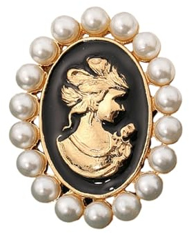 Elegante Blumen-Brosche mit Strasssteinen für Schal, Geldbörse, Hut, Perlen, verzierte Anstecknadel, besondere Anlässe und als Geschenk, Vintage-Kamee-Brosche, formelle Anlässe