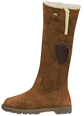 Bottes d'hiver pour femme - Élégantes - Doublure chaude - Bottes d'hiver - Bottes de neige classiques à enfiler - Bottes thermiques, marron, 38 EU