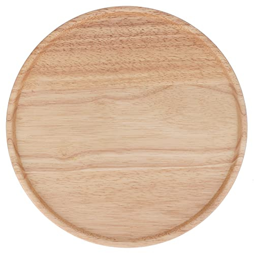 Qalvona Piatto in Legno per Pizza, Resistenti a Calore, Vassoio da Servizio, 30cm, Colore Naturale - Multiuso, Materiale Sicuro, Perfetto per Casa e Ristorante