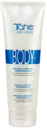 Tahe Laser System Emulsión Corporal/Crema Post-Depilatoria Super Hidratante con Extracto de Caléndula y Ansarina, 250 ml