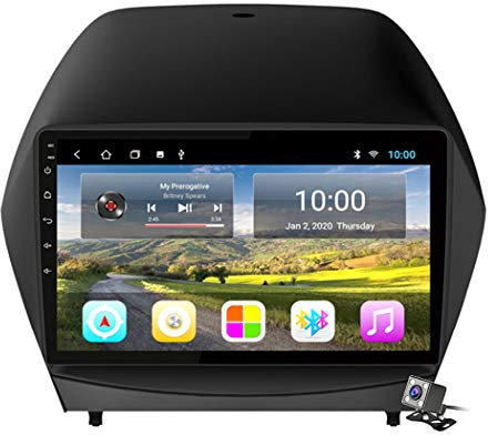 Android 8.1 9 Pollici GPS Navigazione Sistemi Multimediali per Hyundai IX35 2010-2013 con Car Multimedia FM AM Radio, WiFi Tethering Internet/Audio Stereo,4g+WiFi: 2+32gb