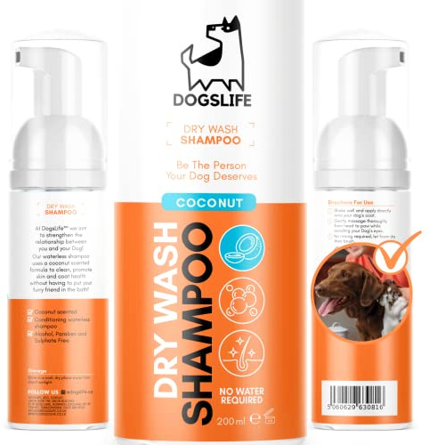 It's A Dogs Life Trockenwasch-Shampoo Parent (Kokosnuss)