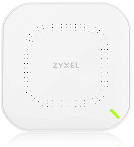 Zyxel WiFi 6 AX1800 Wireless Access Point | 802.11ax Dual Band | 1,77 Gbps | PoE | Gestibile Tramite Nebula App/Cloud o Standalone | Fino a 4 Reti Separate | Alimentatore Incluso [NWA50AX]