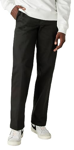 Dickies herr bröstcancer medvetenhet original 874 arbetsbyxor business vardagsbyxor, Svart, 28W / 30L