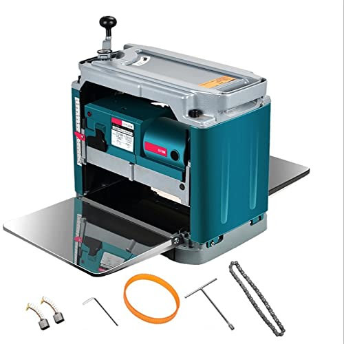 12 Inch Woodworking Carpentry DIY Surface Thicknesser Machine Electric Planer Wood Thickness Planer YIJIAN (Color : Machine)