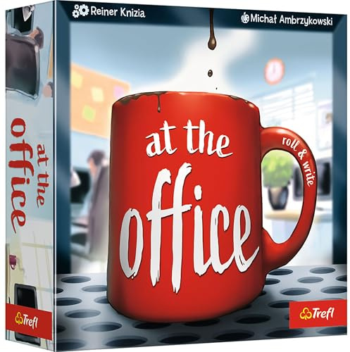 Trefl – At the Office – strategisches Familienspiel, Planen | Teammanagement, Gewinnen Sie den Titel des Chefs des Jahres, Spiel für Erwachsene und Kinder ab 8 Jahre