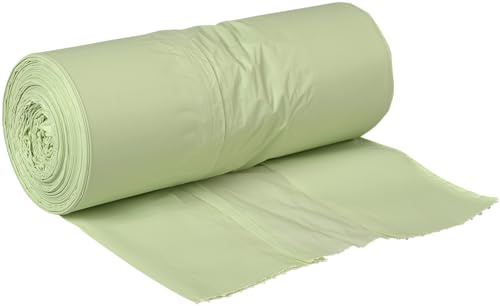 Abena Biodegradable Bin Bags | 10L | Roll of 50 | Biodegradable Bin Bags | Compostable Food Caddy Bags | Biodegradable Bin Liners Ideal for Household and Office Environments