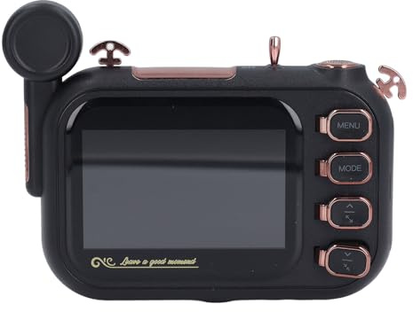 Elprico Appareil Photo Numérique 5K 96MP, Appareil Photo Compact Rétro avec Autofocus Zoom Numérique 50X Écran IPS 3.5 Pouces WiFi Carte 64Go pour Vlog Voyage