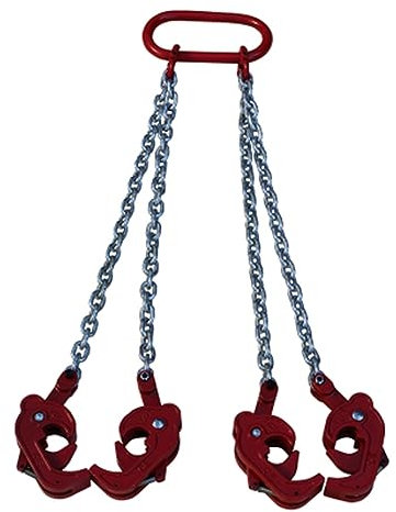 Kettengehänge, Kettenschlinge, 1Tonne -2TON Eisen-Ölfassheber, Klemme aus Kunststoff, Eimer, Fass, Öltank, Dose, G80-Kettenschlinge, für Motorheber(40020043 1.2T)