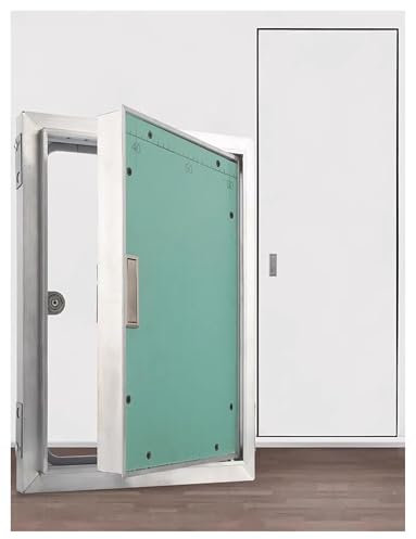 Brandschutz-Zugangstür – Bündige Fliesenplatte for Hydranten/Schaltkästen – Vertiefte Wandabdeckung for Sanitär-/Trockenbau-Wartung(670x1770mm)