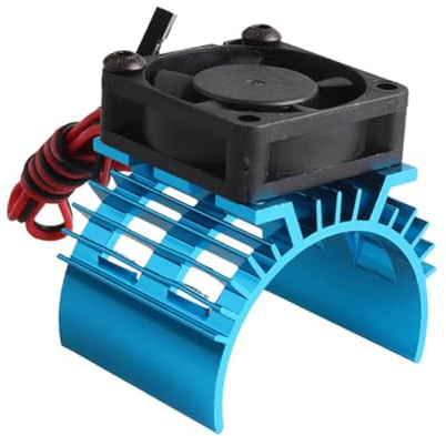Dissipatore di calore per motore, in lega di alluminio, 1 pezzo | dissipatore di calore RC, ventola per dissipatore di calore, per bricolage, marchi di artigianato con motivo per uccelli
