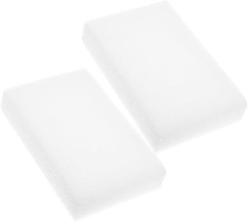 Gadpiparty 2 Pezzi Tappetino per Infeltrimento in Fibra Chimica Bianco, Morbido e Antiscivolo, Resistente Agli Strappi, per Ufficio e Fabbrica