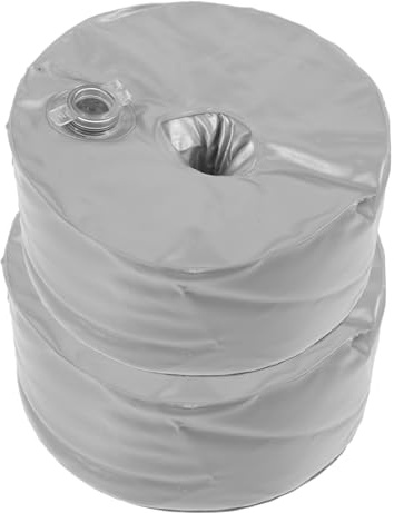 BESTonZON 2pièces Base Lestée pour Parasol Remplissage Eau PVC Robuste Et Léger pour Stabiliser Parasols Et Tentes-abris Lors Événements Plein Air