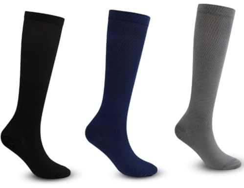 Mevery - Classic Kompressionsstrümpfe Für Damen & Herren, 3 Paar Für Sport, Reisen & Alltag