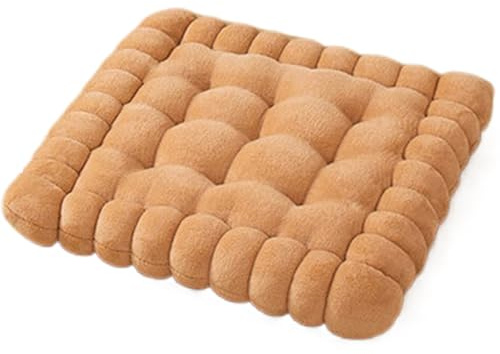 Licsaliwe Cojín de meditación de Piso, Almohada de Asiento en Forma de Galleta de 16 Pulgadas para Sala de Estar, Oficina, Comedor